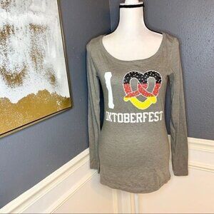I Pretzel Oktoberfest long sleeve tee shirt